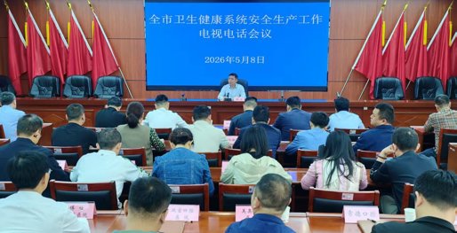 市卫健委召开全市卫生健康系统安全生产工作电视电话会议
